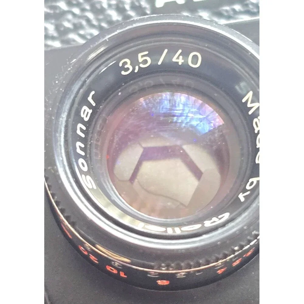 Rollei A26 126 Film Camera Sonnar 3.5/40mm Lens - Not Tested Parts Or Repair